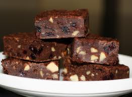Almond Brownies — Diabetic Dessert